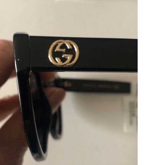 Gucci Black Round GG0028s Sunglasses